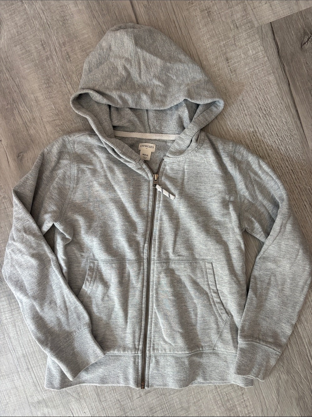J. Crew Kids Light Gray Zip Hoodie